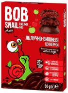 Натуральные конфеты в черном шоколаде «Яблоко-вишня» 