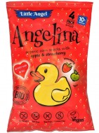 Органические кукурузные снеки «Angelina» с яблоком и клубникой