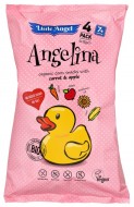 Органические кукурузные снеки «Angelina» с морковью и яблоком