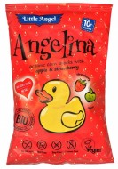 Органические кукурузные снеки «Angelina» с яблоком и клубникой
