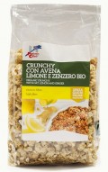 Кранчи с овсяными хлопьями, лимоном и имбирем